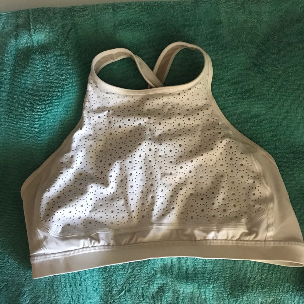 Lululemon white color me quick bra size 8